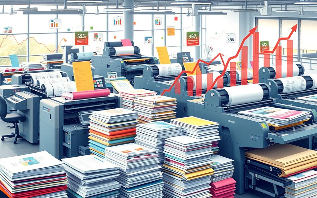 printing industry sale multiples